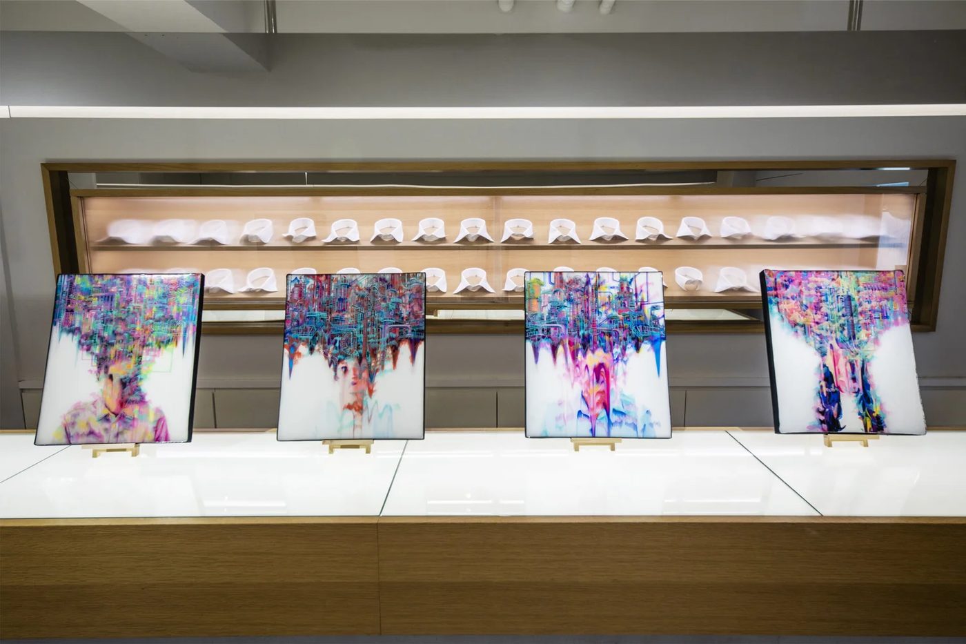 UNSTOPPABLE UNFOLDING — installation view 1