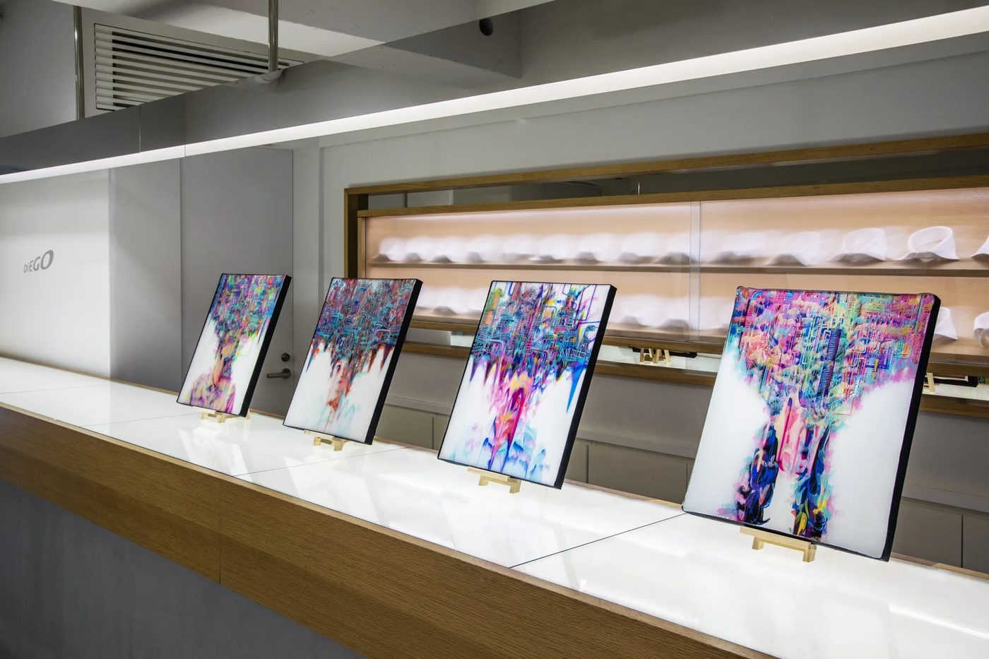 UNSTOPPABLE UNFOLDING — installation view 2